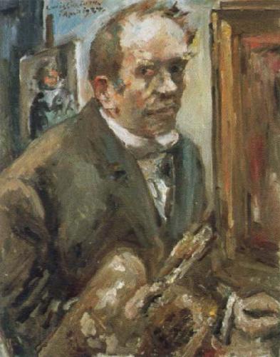 Lovis Corinth self portrait with palette Germany oil painting art